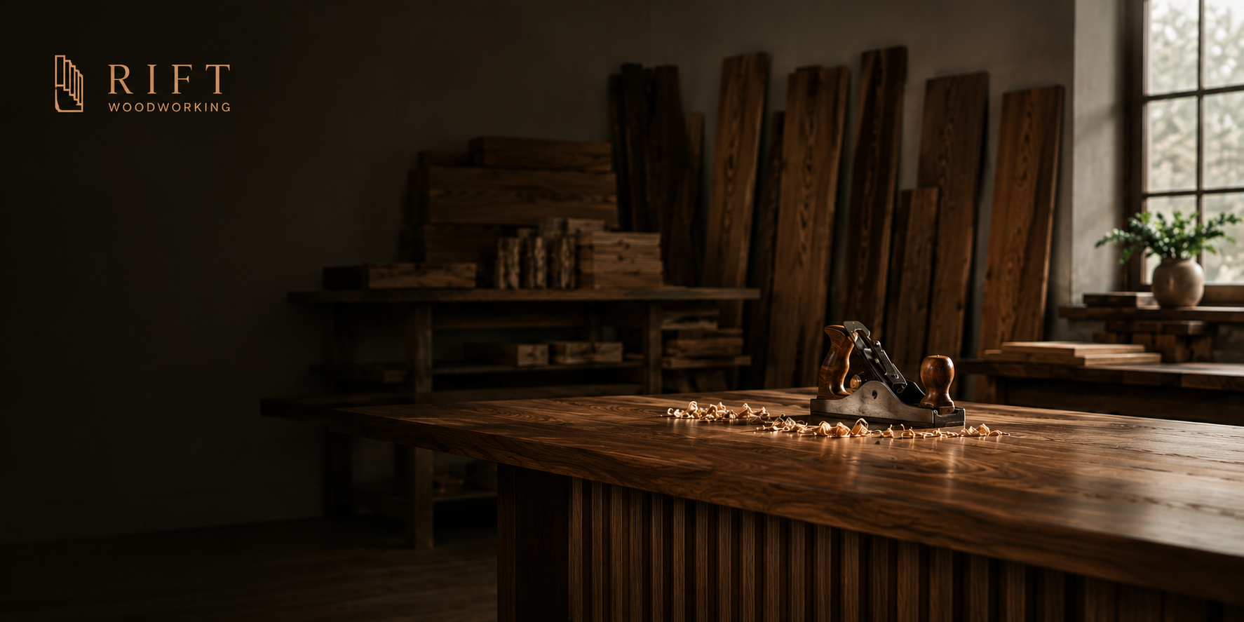 Handcrafted hardwood furniture workshop in Tennessee