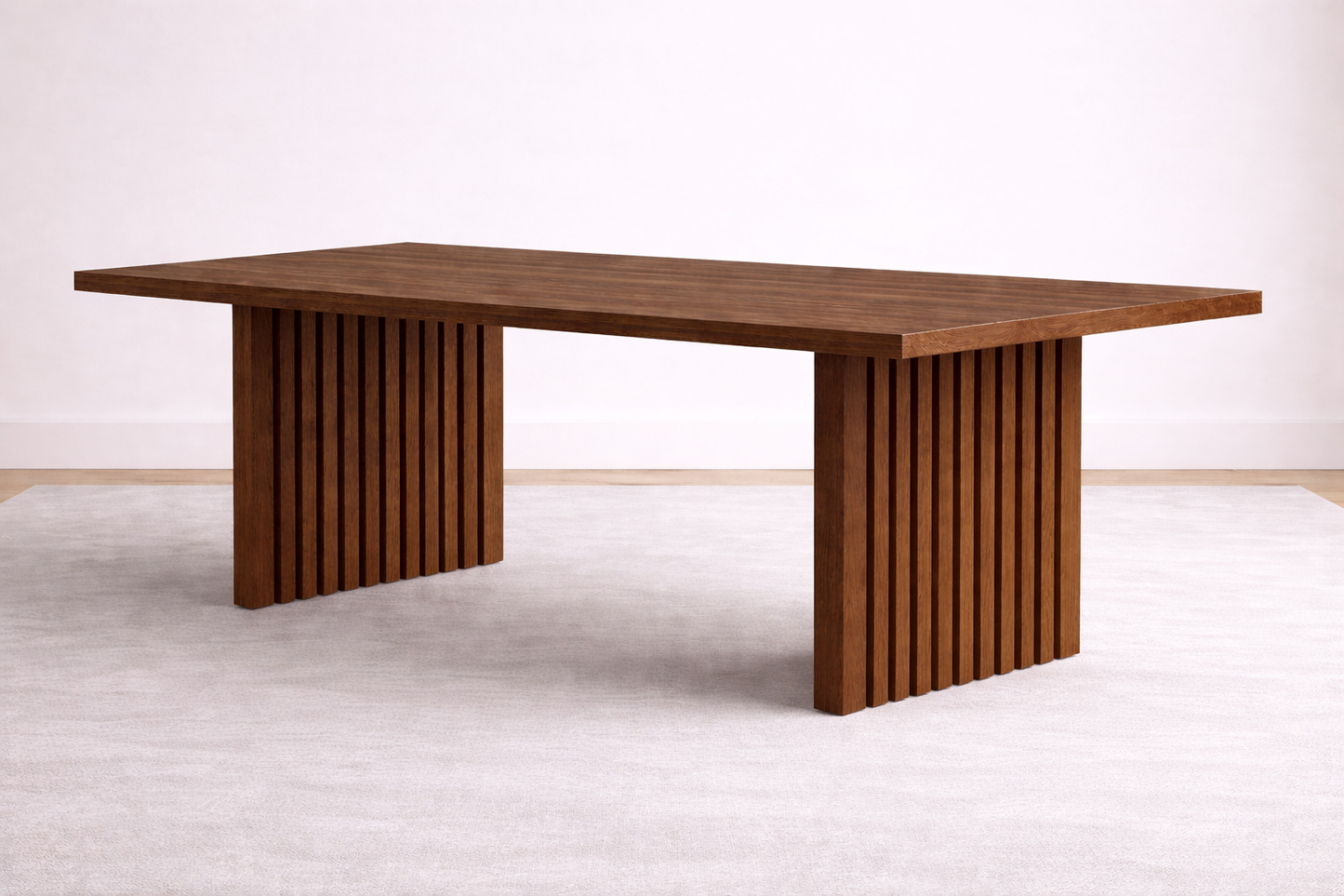 Modern Solid Wood Dining Table | Rift Signature