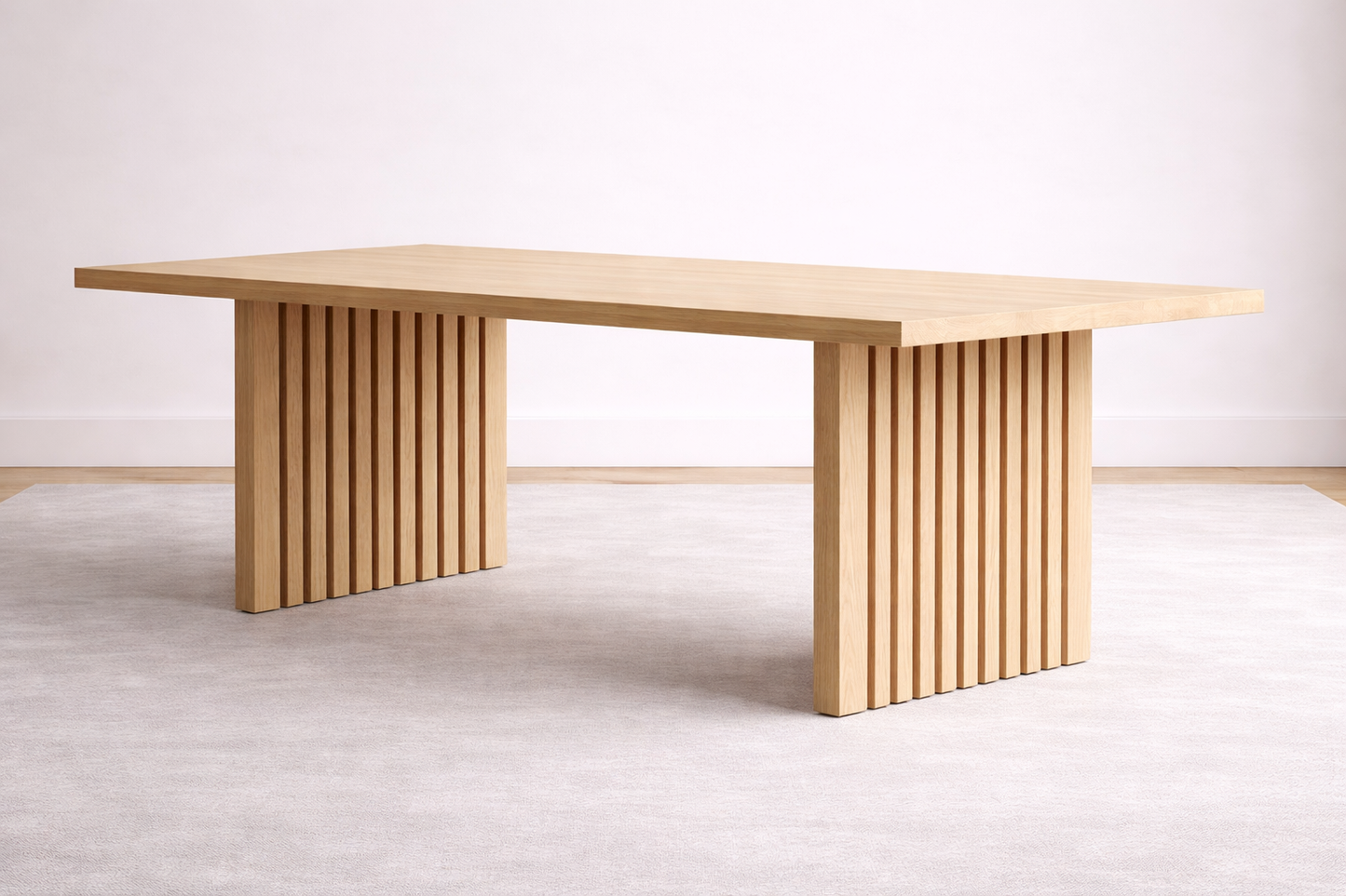 Modern Solid Wood Dining Table | Rift Signature