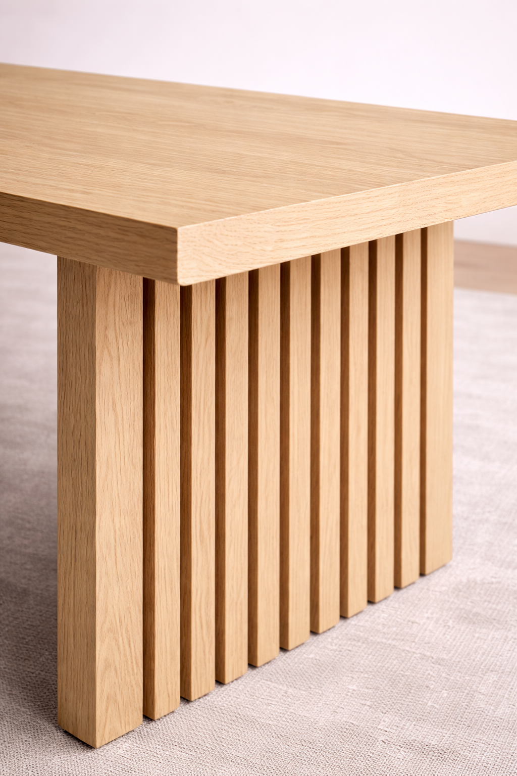 Modern Solid Wood Dining Table | Rift Signature