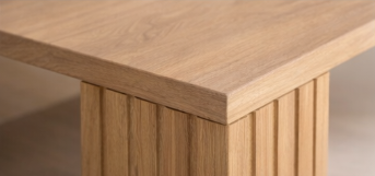 Square Slatted Coffee Table | Rift Signature