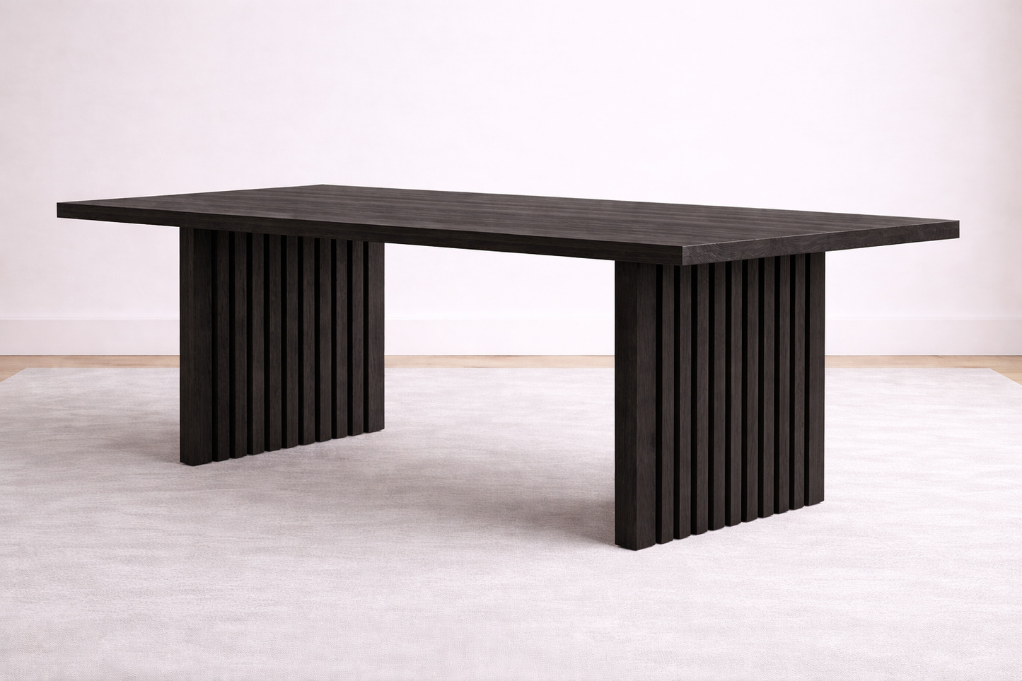 Modern Solid Wood Dining Table | Rift Signature