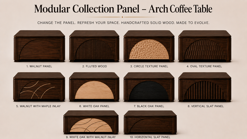 Modular Collection Panel – Arch Coffee Table