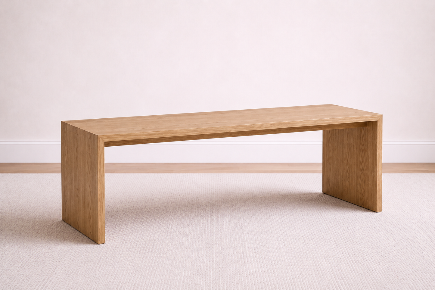 Modern Solid Wood Bench | Foundations Collection