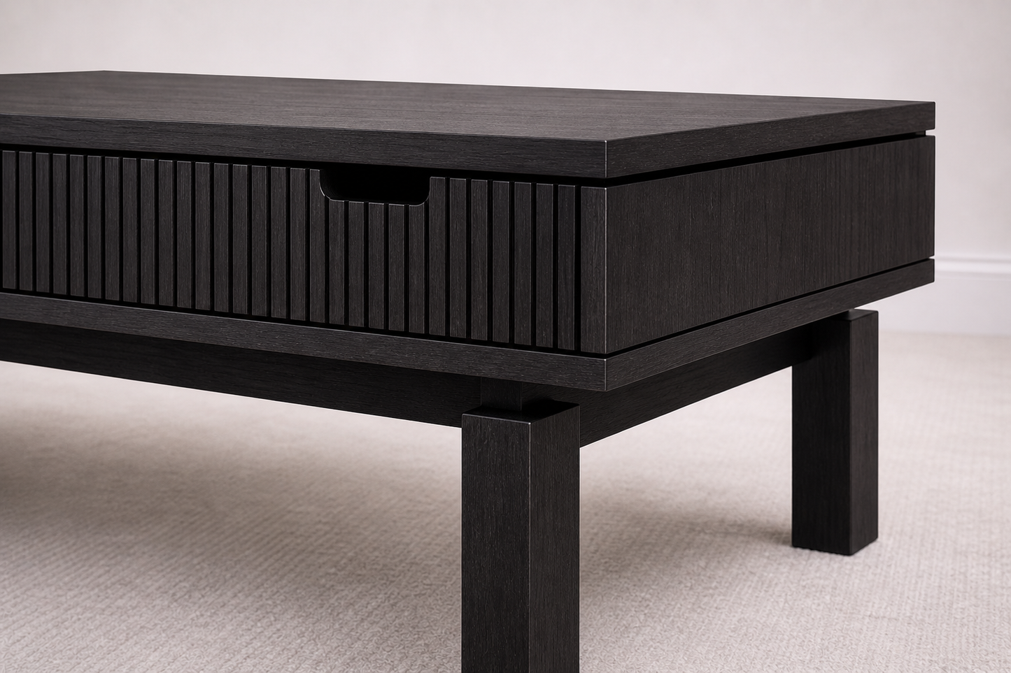 Modern Solid Wood Coffee Table | Rift Float Series