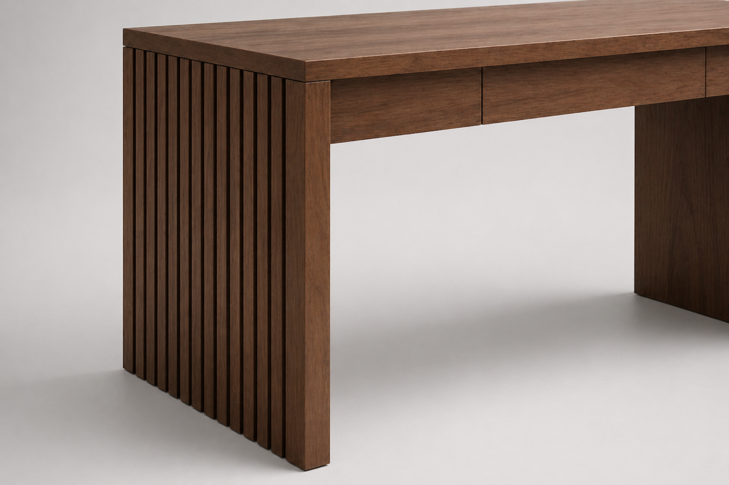 Modern Solid Wood Desk | Rift Signature